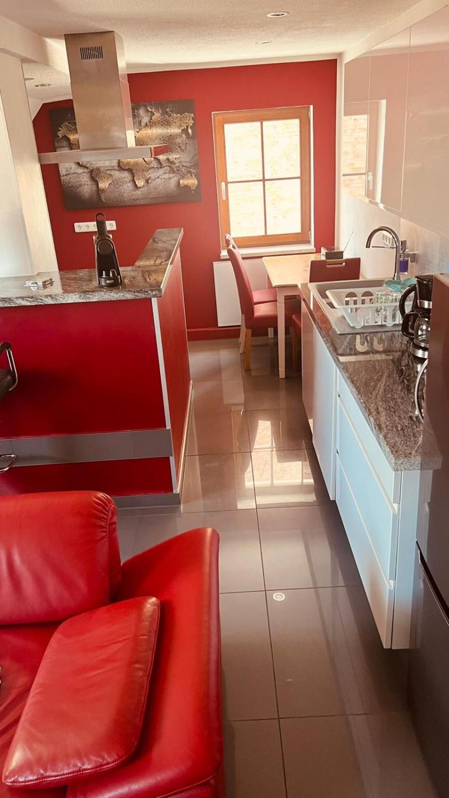 Pension Am Werder Bernburg Chambre photo